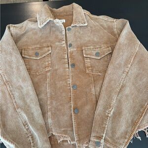 POL Tan Corduroy Jacket